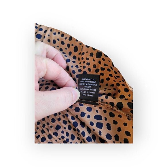 Anthropologie Current Air Dotty Tie-Neck Blouse size M - Picture 6 of 10